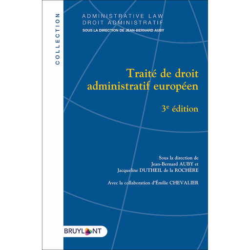[9782802764281] Traité de droit administratif européen - 3ème édition 2022