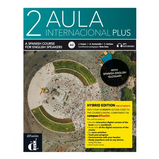[9788419236074] Aula internacional Plus 2 - Edición híbrida - Edición inglesa - Libro del alumno