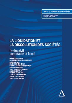 [9782807210196] La liquidation et la dissolution des sociétés