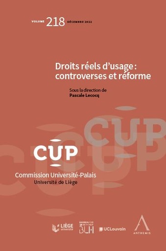 [9782807208865] Droits réels d'usage - Controverses et réforme