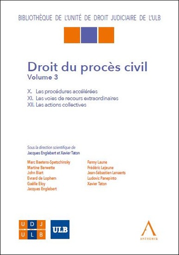 [9782807210103] Droit du procès civil - Volume 3