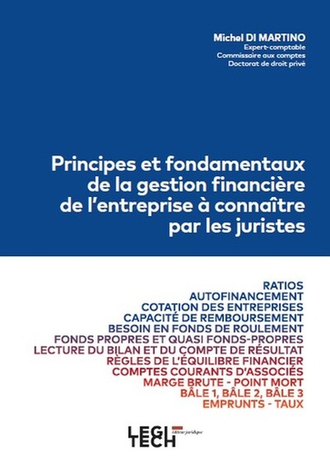 [9782919814572] Principes et fondamentaux de la gestion financière de l'entreprise à connaître par les juristes
