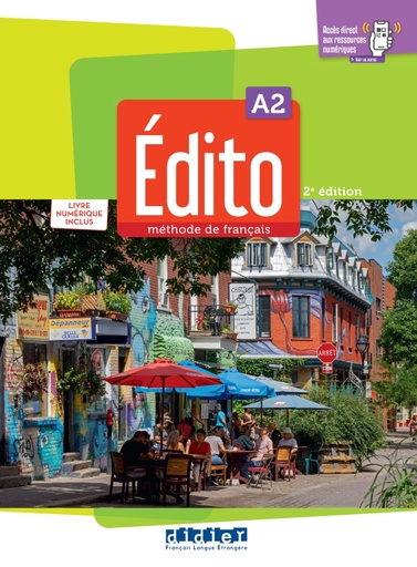 [9782278104116] Edito A2 – Livre + Livre Numérique + didierfle.app – Edition 2022