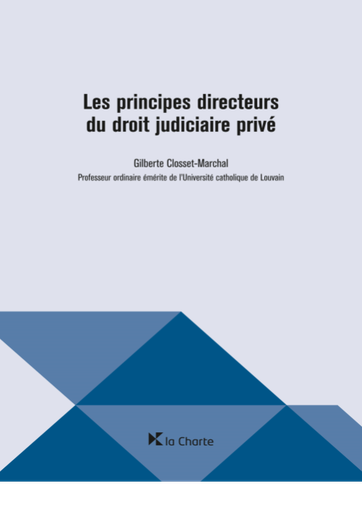 [9782874036552] Les principes directeurs du droit judiciaire privé