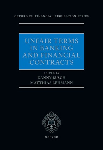 [9780192866592] Unfair Terms in Banking and Financial Contracts