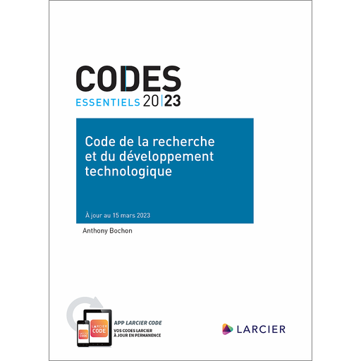 [9782807937789] Code essentiel – Code de la recherche et du développement technologique 2023
