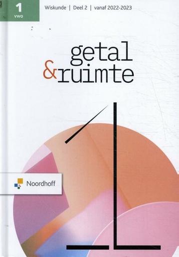 [9789001304034] Getal en Ruimte - 1 vwo deel 2 (Leerboek)