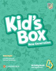 [9781108889971] Kid's Box New Generation Level 4 Activity Book with Digital Pack