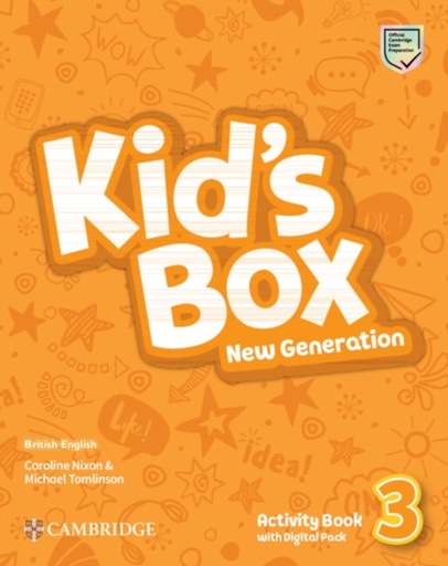 [9781108895545] Kid's Box New Generation Level 3 Activity Book with Digital Pack British English