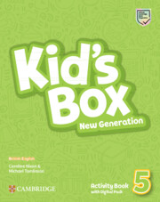 [9781108890038] Kid's Box New Generation Level 5 Activity Book with Digital Pack British English