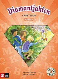 [9789127458383] ABC-klubben åk 2 Diamantjakten Arbetsbok Fokus