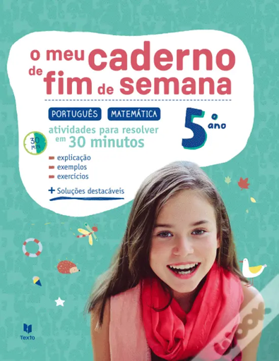 [9789724754222] O Meu Caderno de Fim de Semana - Português e Matemática 5.º ano