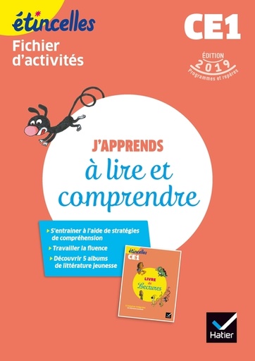 [9782401053342] Fichier d’activités J’apprends à lire et comprendre Etincelles Français CE1 Ed.2019