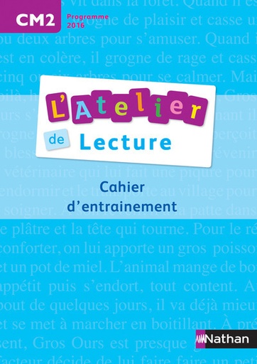 [9782091225272] l'atelier de lecture cahier d'entraînement CM2