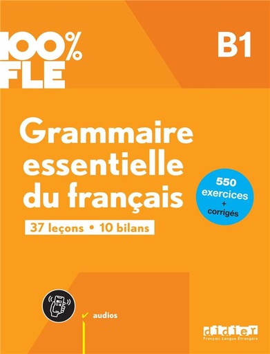 [9782278109258] Grammaire essentielle du français B1- livre + didierfle.app - 100% FLE