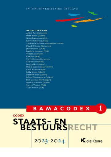 [9789048647330] BAMACODEX 1 - Staats- en bestuursrecht 2023-2024