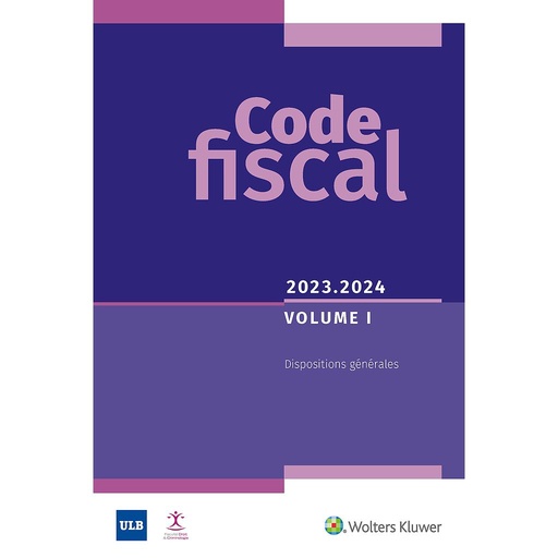 [9789403029405] Code de droit fiscal 2023-2024 - 3 Volumes