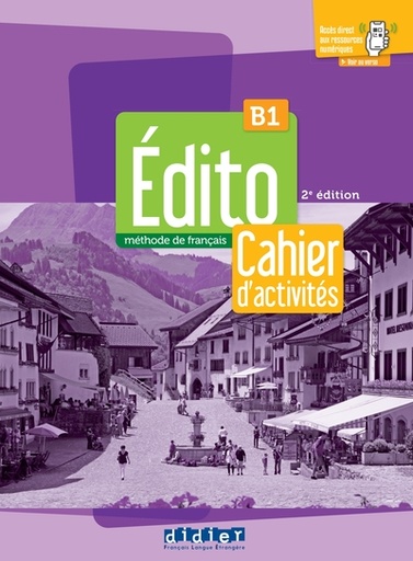 [9782278108527] Edito B1 - Cahier + didierfle.app – Edition 2022