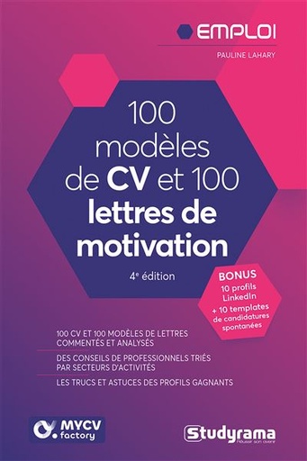 [9782759052936] 100 modèles de CV et 100 lettres de motivation - 4ème Edition