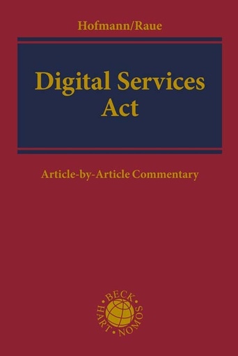 [9783406789915] Digital Services Act - Article-by-Article Commentary