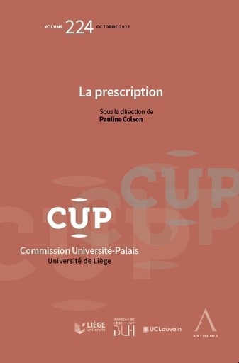 [9782807210806] La prescription