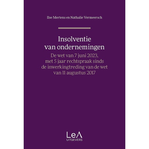 [9789464662146] Insolventie van ondernemingen
