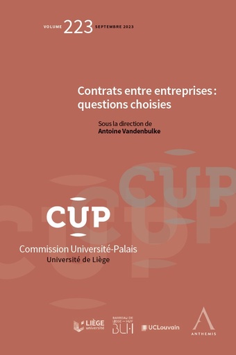 [9782807210790] Contrats entre entreprises - Questions choisies