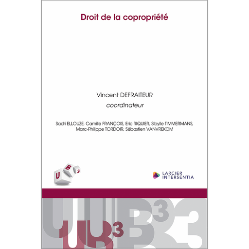 [9782807942509] Droit de la copropriété