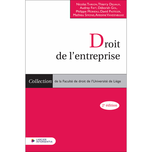 [9782804480967] Droit de l'entreprise - 2ème Edition