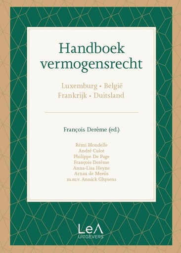 [9789464662122] Handboek vermogensrecht