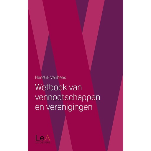 [9789464662115] Wetboek van vennootschappen en verenigingen