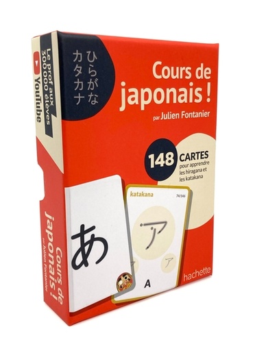 [9782017187264] Cours de japonais ! - 148 cartes pour apprendre les hiragana et katakana