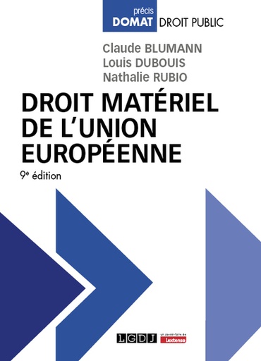 [9782275130583] Droit matériel de l'Union européenne - 9ème Edition