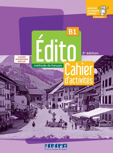 [9782278108602] Edito B1 – Cahier + Cahier Numérique + didierfle.app – 3eme édition 2022