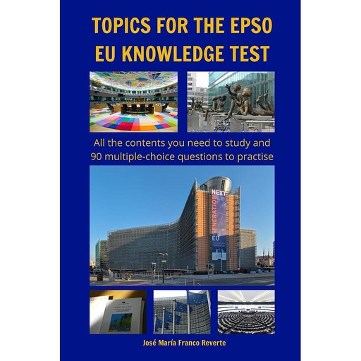 [9798869774217] Topics for the EPSO EU knowledge test