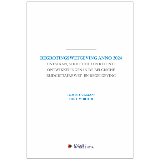 [9789400018235] Begrotingswetgeving anno 2024