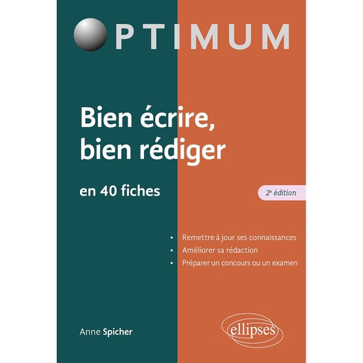 [9782340057159] Bien écrire, bien rédiger en 40 fiches - 2ème Edition