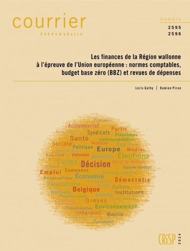 [9782870753279] Les finances de la région wallonne à l'épreuve de l'Union Européenne