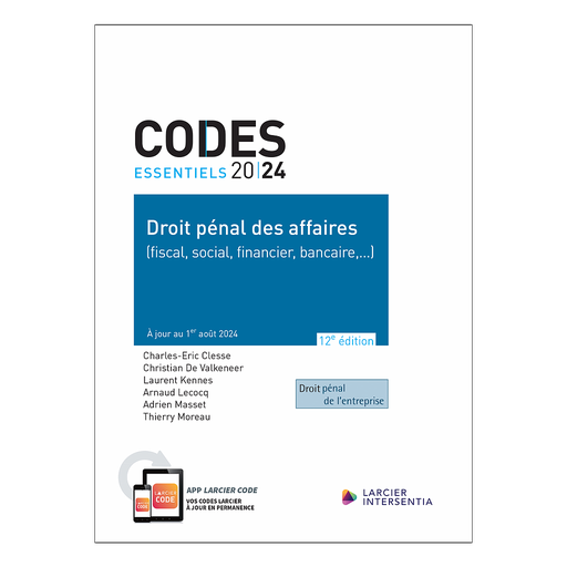 [9782807947177] Code essentiel - Droit pénal des affaires 2024