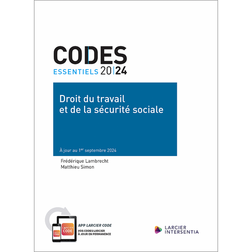 [9782807947306] Code essentiel - Droit du travail et de la sécurité sociale 2024