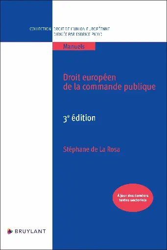 [9782802775324] Droit européen de la commande publique