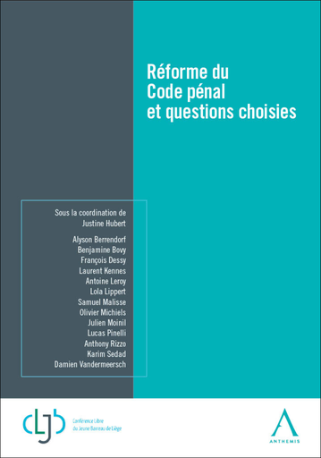 [9782807212503] Réforme du Code pénal et questions choisies