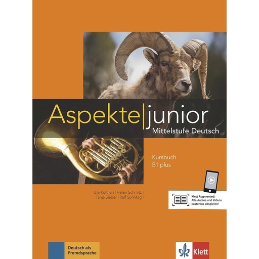 [9783126052504] Aspekte junior B1+ - Kursbuch + online audio