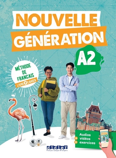 [9782278104093] Nouvelle Génération A2 - Méthode de français livre + cahier