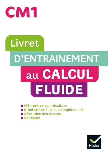 [9782401085589] Livret d'entrainement au calcul fluide CM1