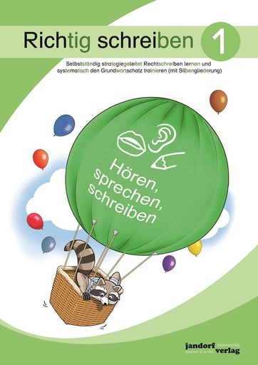 [9783960811367] Richtig schreiben 1 (mit Silbengliederung)