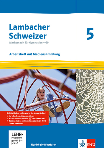 [9783127338553] Lambacher Schweizer Mathematik 5 - G9. Ausgabe Nordrhein-Westfalen - Arbeitsheft mit Lösungen und Mediensammlung Klasse 5
