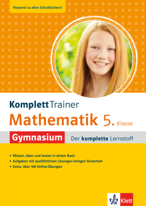[9783129275788] Klett KomplettTrainer Gymnasium Mathematik 5. Klasse - Der komplette Lernstoff