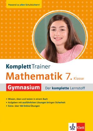 [9783129275818] Klett KomplettTrainer Gymnasium Mathematik 7. Klasse - Der komplette Lernstoff