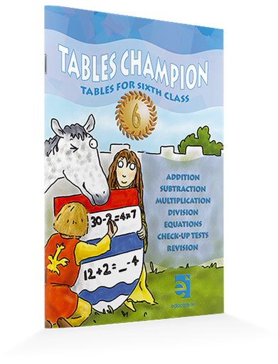 [9781908507280] Tables Champion – 6th Class